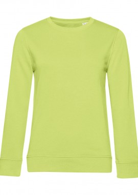 B & C - Γυναικείο Φούτερ WW32B B & C Organic Crew Neck French Terry Lime