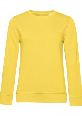 B & C - Γυναικείο Φούτερ WW32B B & C Organic Crew Neck French Terry Yellow Fizz