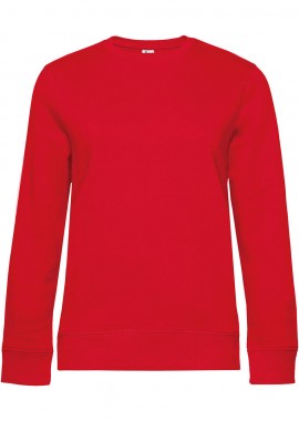B & C - Γυναικείο Φούτερ WW01Q B & C Queen Crewneck Red
