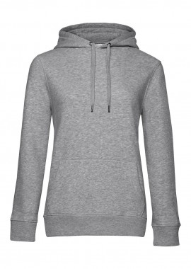 Γυναικείο Φούτερ με Κουκούλα WW02Q B & C Heather Grey