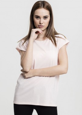 Urban Classics - T-shirt TB771 Urban Classics Extended Shoulder Tee Pink