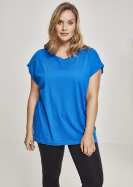 Urban Classics - T-shirt TB771 Urban Classics Extended Shoulder Tee Bright Blue