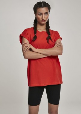 Urban Classics - T-shirt TB771 Urban Classics Extended Shoulder Tee Bloodorange