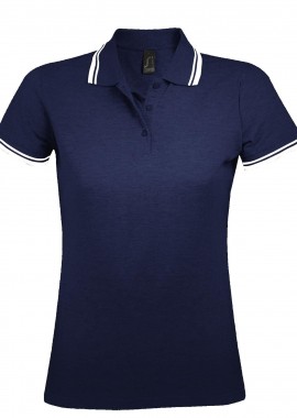 SOL'S - Γυναικείο Πόλο Πικέ 00578 SOL'S Pasadena French Navy/White