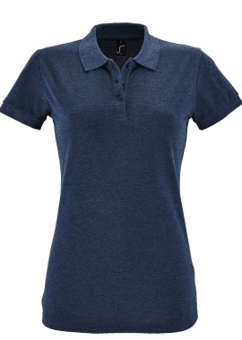 SOLS - Γυναικείο Πόλο Πικέ 11347 SOL'S Perfect Women Heather Denim
