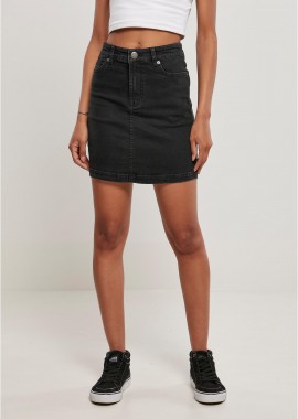 Γυναικεία Μίνι Φούστα Denim Organic Stretch TB4799 Urban Classics black washed