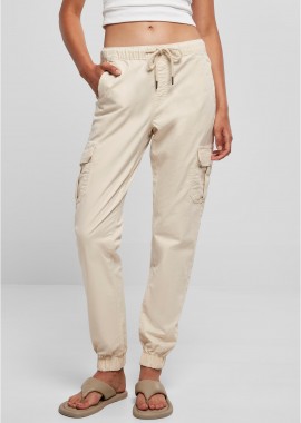 Urban Classics - Γυναικείο Ψηλόμεσο Παντελόνι Cargo Jogging TB3626-02903 Urban Classics Whitesand