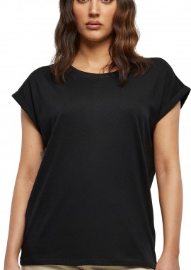 Urban Classics - T-shirt TB771 Urban Classics Extended Shoulder Tee Black