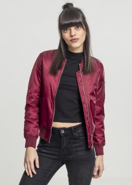 Urban Classics - Γυναικείο Μπουφάν Bomber TB807 Urban Classics Burgundy