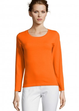 SOLS - Γυναικείο T-shirt Μακρυμάνικο Majestic 11425 SOL'S Orange
