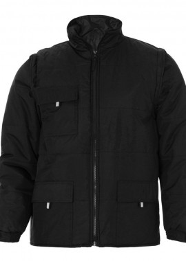About Basics - Μπουφάν με Αποσπώμενα Μανίκια Detach-00103 About Basics Black