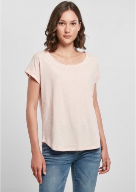 Γυναικείο Μακρύ T-shirt BY036 Build Your Brand Slub Jersey Pink