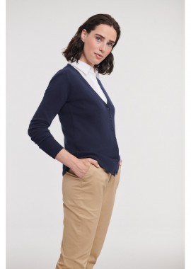 Russell - Γυναικεία Ζακέτα Πλεκτή V-Neck R-715F-0 Russell French Navy