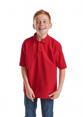 Παιδικό Polo 63-417-0 Fruit of the Loom Red