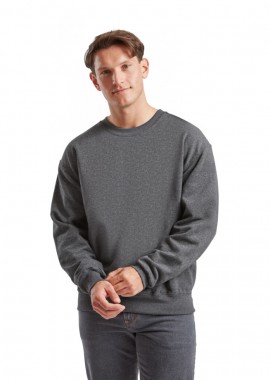 Fruit of the Loom - Φούτερ Classic Set In 62-202-0 Fruit of the Loom Dark Heather Grey