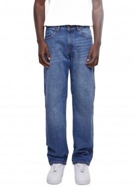 Urban Classics - Παντελόνι Jeans Heavy Ounce Straight Fit TB6396 Urban Classics new mid blue washed