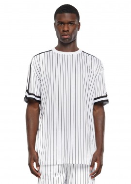 Urban Classics - Oversized Ανδρική Μπλούζα Mesh Tee TB6680-01248 Urban Classics White/Black