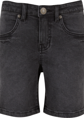 Urban Classics - Boys Relaxed Fit Jeans Shorts Urban Classics UCK4156 black washed