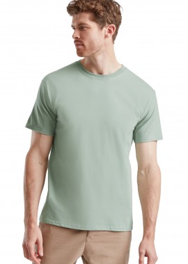 Fruit of the Loom - T-Shirt 61-422-0 Fruit of the Loom Ringspun Premium Iconic 195 Sage
