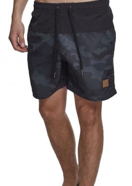 Μαγιό Σορτς TB1026 Urban Classics Black/Dark Camo Blk/Darkcamo