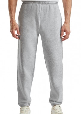 Fruit of the Loom - Elasticated Cuff Jog Pants Heather Grey