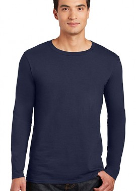 Μακρυμάνικο T-Shirt 64400 Gildan Softstyle Navy