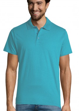 SOLS - Ανδρικό Polo Prescott Men SOLS 11377 Atoll Blue