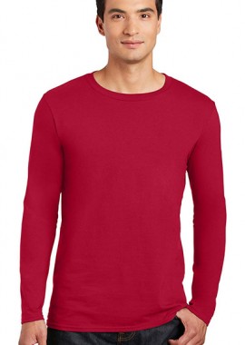Gildan - Μακρυμάνικο T-Shirt 64400 Gildan Softstyle Red