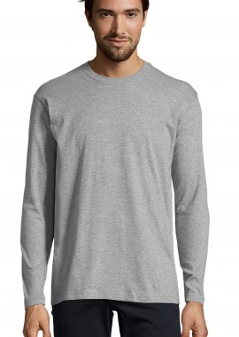 Μακρυμάνικο T-Shirt 11420 SOL'S Monarch Grey Melange