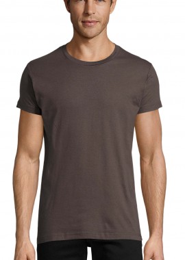 T-Shirt Slim Fit Regent 00553 SOL'S Dark Grey