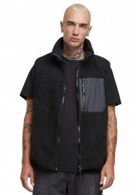 Urban Classics - Γιλέκο Sherpa TB6723-00007 Urban Classics Black