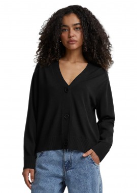 Urban Classics - Ladies Knitted Cardigan Urban Classics TB6900-00007 Black