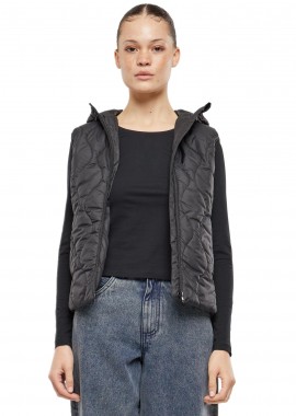 Γυναικείο Αμάνικο Μπουφάν Super Light Puffer TB7009 Urban Classics Black Black