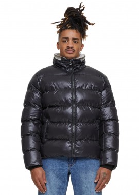 Urban Classics - Μπουφάν Puffer Recycled Zip Neck TB7014 Urban Classics Black