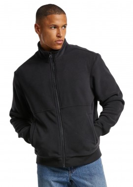 Urban Classics - Colour Block Polar Fleece Jacket Urban Classics TB7016-00825 Black/Black