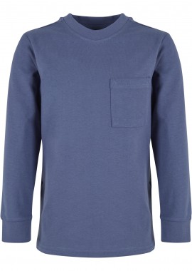Urban Classics - Boys Heavy Oversized Pocket Longsleeve Urban Classics UCK4723-02428 Vintageblue