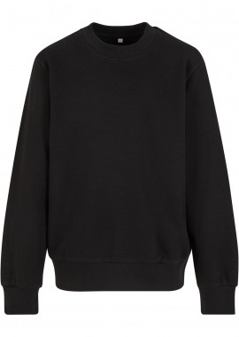 Boys Light Terry Crew Urban Classics UCK6663-00007 Black