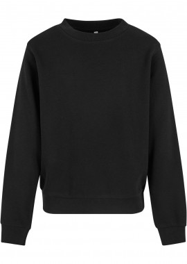 Urban Classics - Girls Oversized Light Terry Crewneck Urban Classics UCK6855-00007 Black