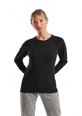 Γυναικείο Φούτερ Raglan 62-146-0 Fruit of the Loom Black