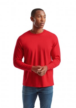 Fruit of the Loom - Μακρυμάνικο T-Shirt 61-038-0 Fruit of the Loom Red