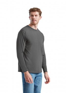 Fruit of the Loom - Μακρυμάνικο T-Shirt 61-038-0 Fruit of the Loom Light Graphite