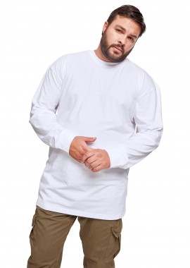 Urban Classics - Μακρυμάνικο T-Shirt TB009 Urban Classics Λεύκο