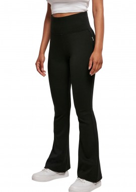 Urban Classics - Γυναικείο Κολάν Bootcut TB4376 Urban Classics Organic Interlock Black