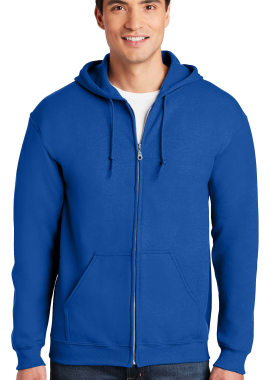 Gildan - Φούτερ Ζακέτα με Κουκούλα 18600 Gildan Heavy Blend Zip Hoodie Royal
