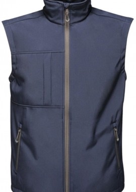 Regatta - Ανδρικό Αμάνικο Μπουφάν Softshell TRA848 Regatta Octagon II Navy/Seal Grey