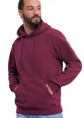 Russell - Φούτερ με Κουκούλα Russell R-575M-0 White Burgundy