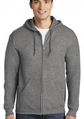 Gildan - Φούτερ Ζακέτα με Κουκούλα 18600 Gildan Heavy Blend Zip Hoodie Graphite Heather