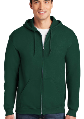 Φούτερ Ζακέτα με Κουκούλα 18600 Gildan Heavy Blend Zip Hoodie Forest Green