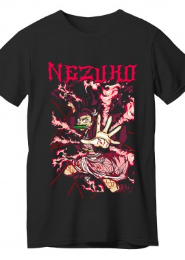 Pop Culture - T-Shirt Nezuko Kamado Slayer Anime Pop Culture Black