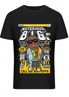 Pop Culture - T-Shirt Notorious B.I.G Pop Culture Black